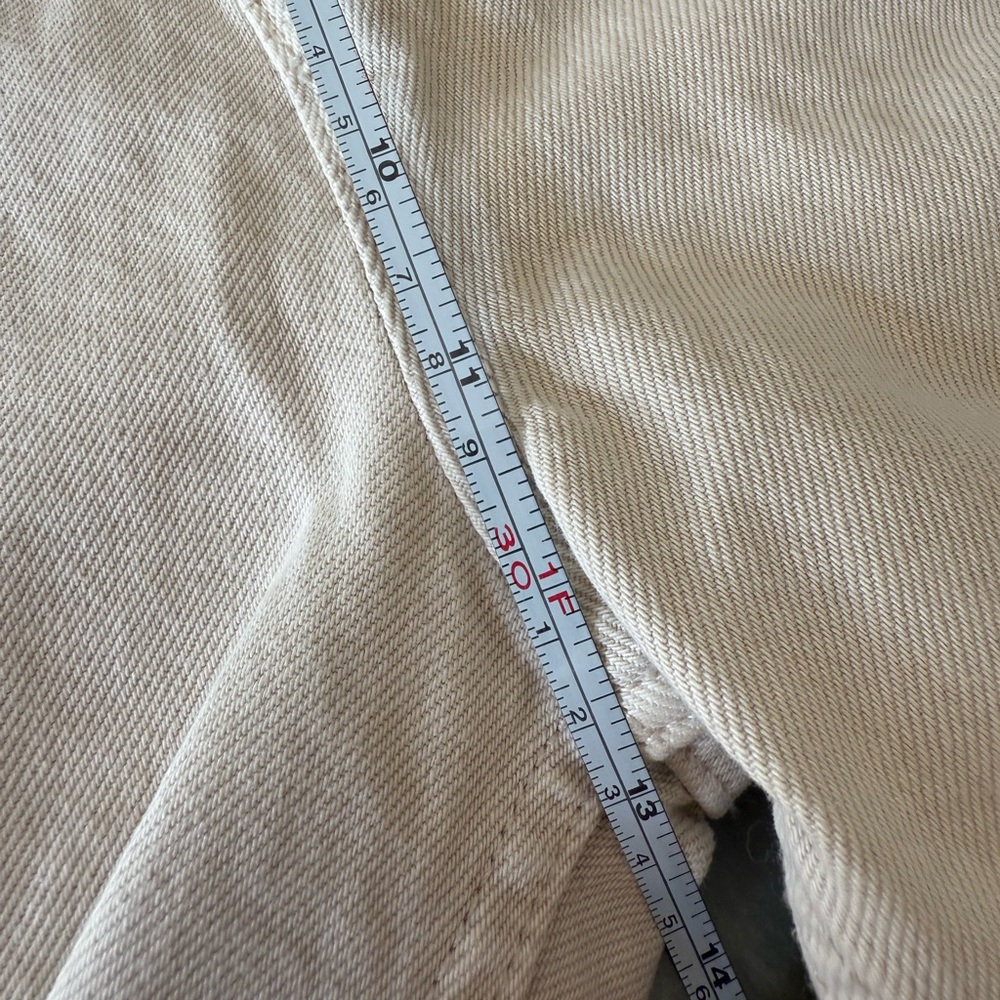Hudson Jade Beige High Waisted Straight Leg Jeans NWT - Picture 12 of 12